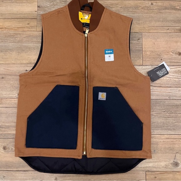 Carhartt Brown and Navy Vest